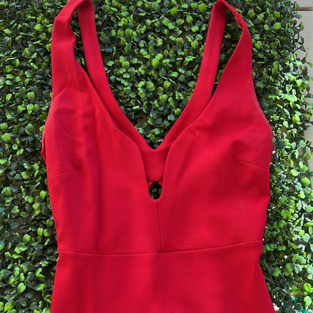Red Backless Dress - Picture 3 of 6